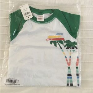 Tropical Palm Short Sleeve Rashguard